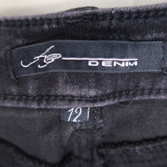 AG Denim Adriano Goldschmied Jeans Jeggings Pull On Black Skinny Ankle Size 12 - Picture 9 of 11